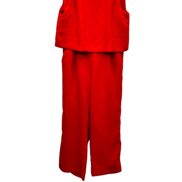Just Female Women’s Jumpsuit Sleeveless Red - Size Small - Picture 2 of 9